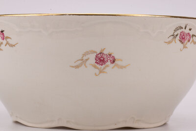 Saladier en porcelaine vintage de chez Boch