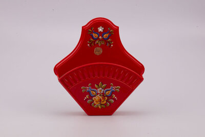  porte-filtre à café vintage en plastique de couleur rouge de la marque Esma