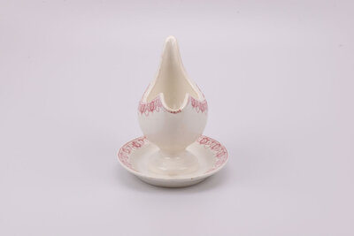 Saucière vintage en faïence de chez Boch Frères collection Ramona