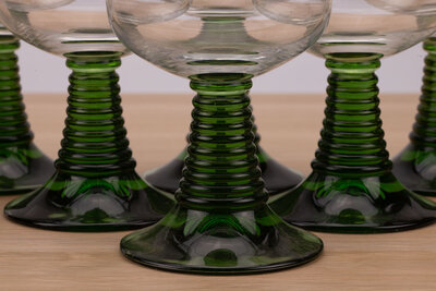 9 verres à vin d'Alsace