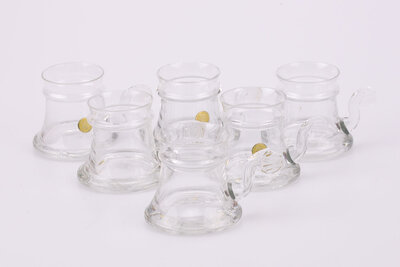 Verres à mokka vintage en verre de WMF