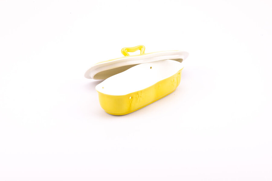Porte-savon jaune Société Céramique Maestricht