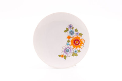 Lot de 5 assiettes vintage de la manufacture bavaroise Mitterteich. 