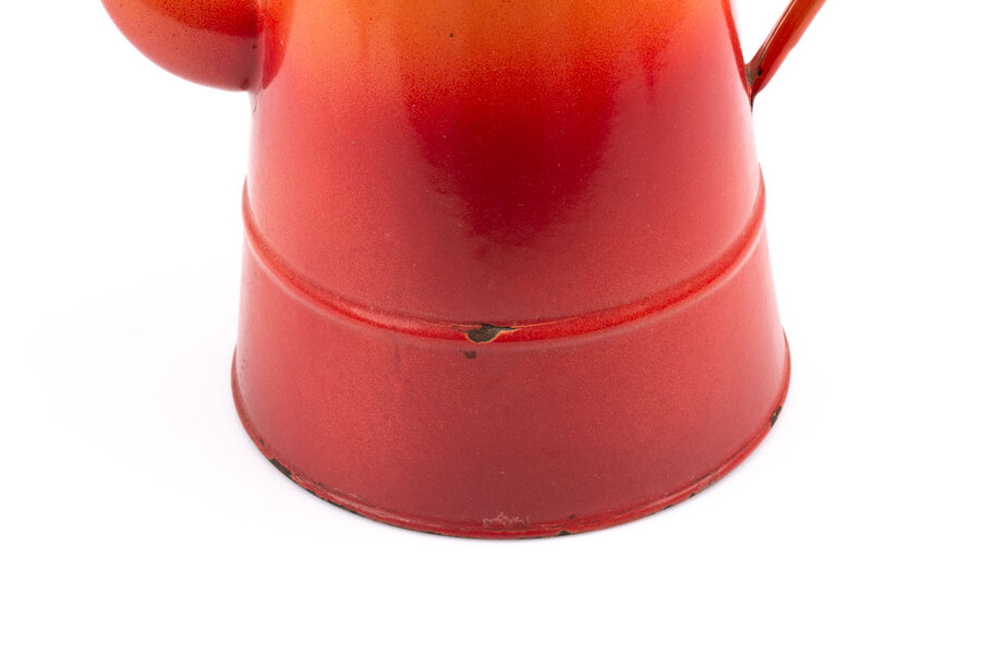 Cafetière émaillée vintage