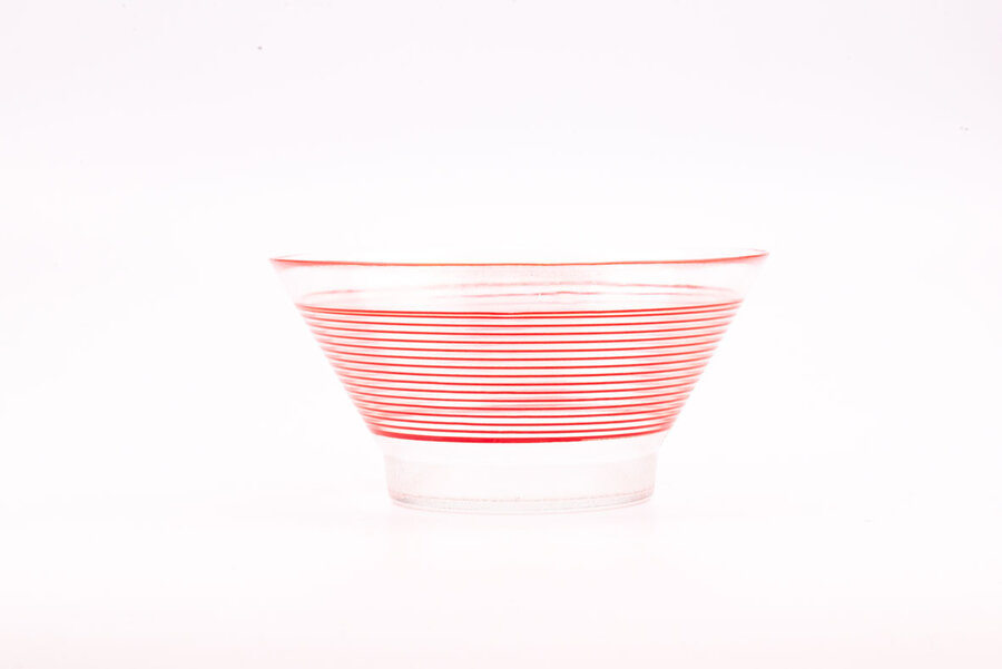 Saladier en verre Veropa  et ses 5 bols