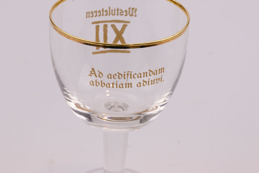 Verre à bière galopin (15 cl) de l'Abbaye Westvleteren en parfait état.