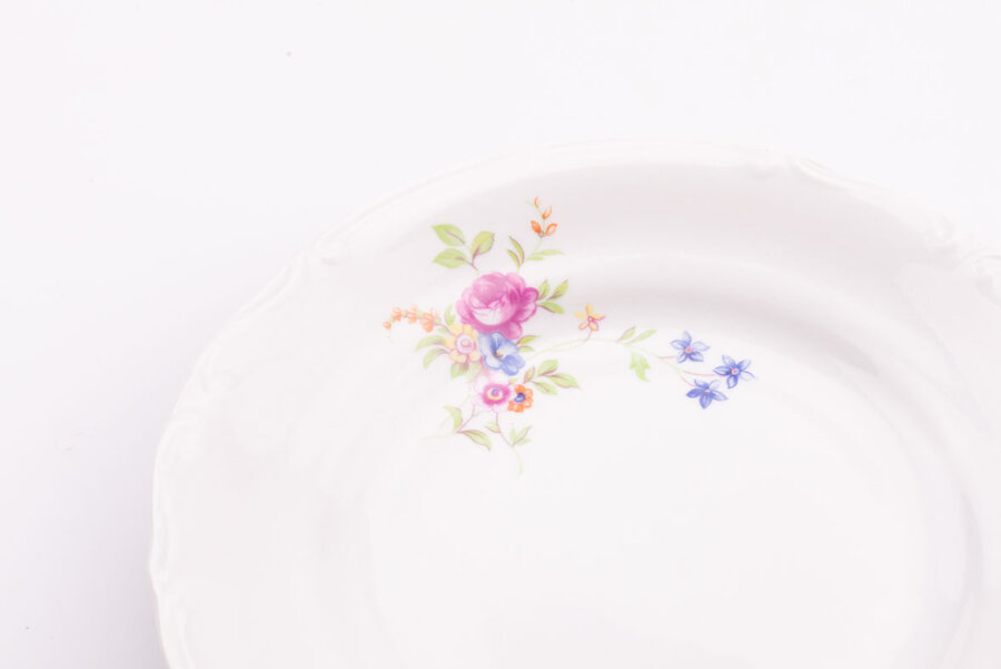 Splendide assiette en porcelaine de la faïencerie Chodziez