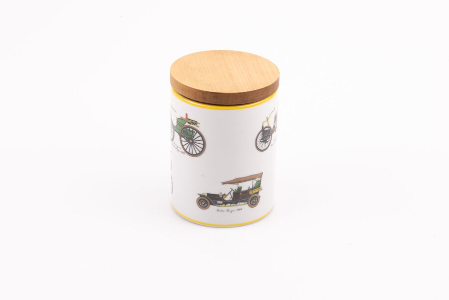 Bocal avec couvercle en bois J.K. Carlsbad