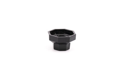 5 bougeoirs noirs 