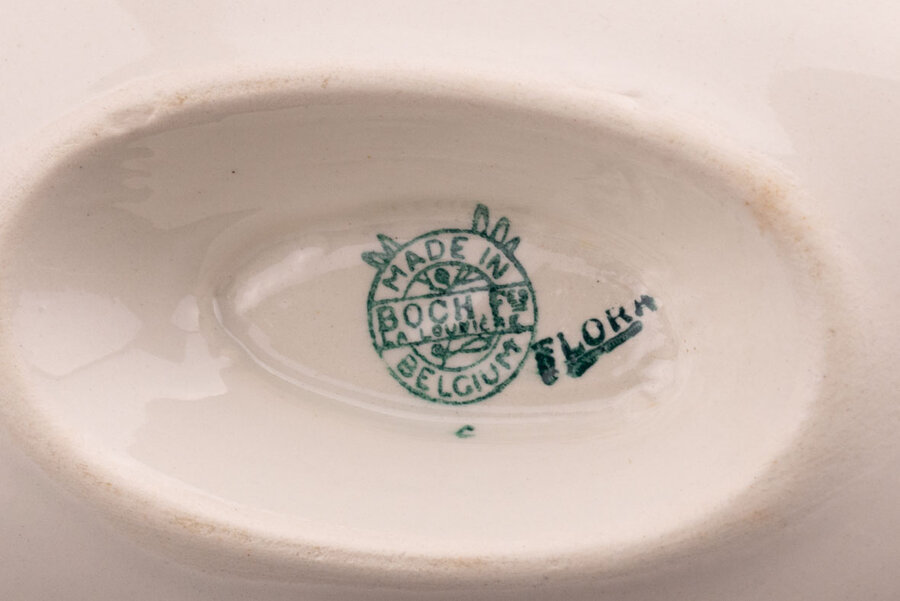 Saucière en faïence Boch