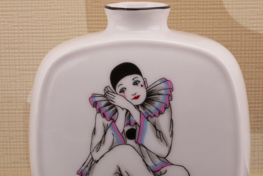 Petit vase Pierrot en céramique 