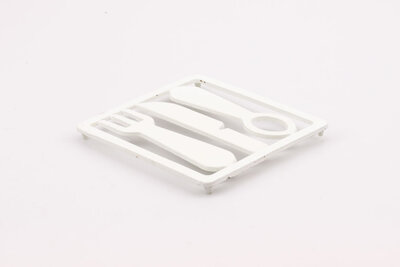 Dessous de plat blanc vintage
