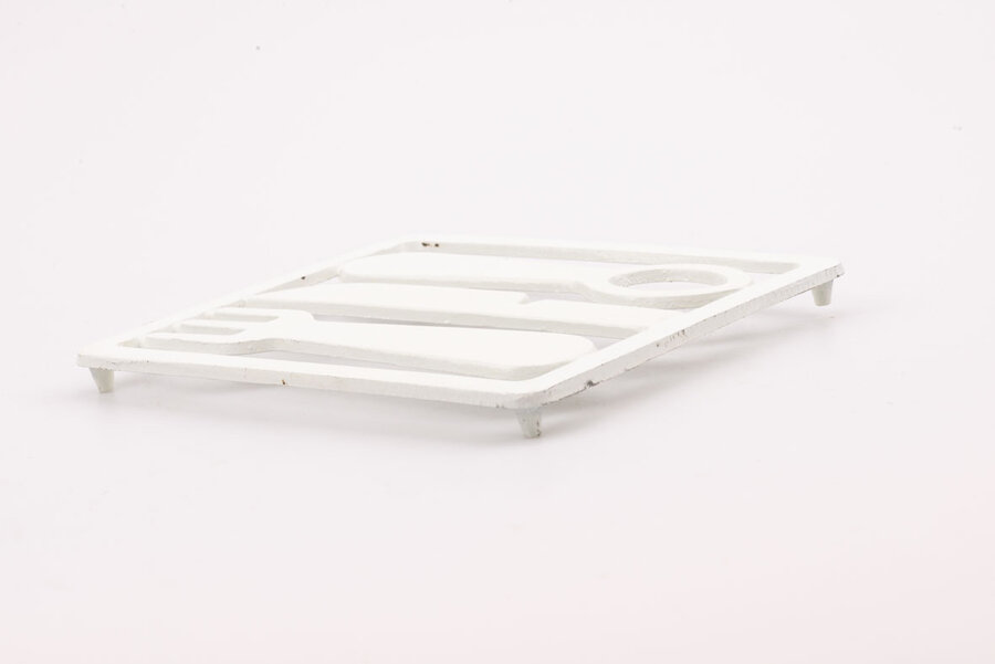 Dessous de plat blanc vintage