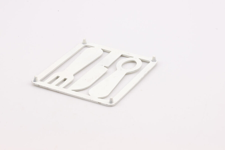 Dessous de plat blanc vintage