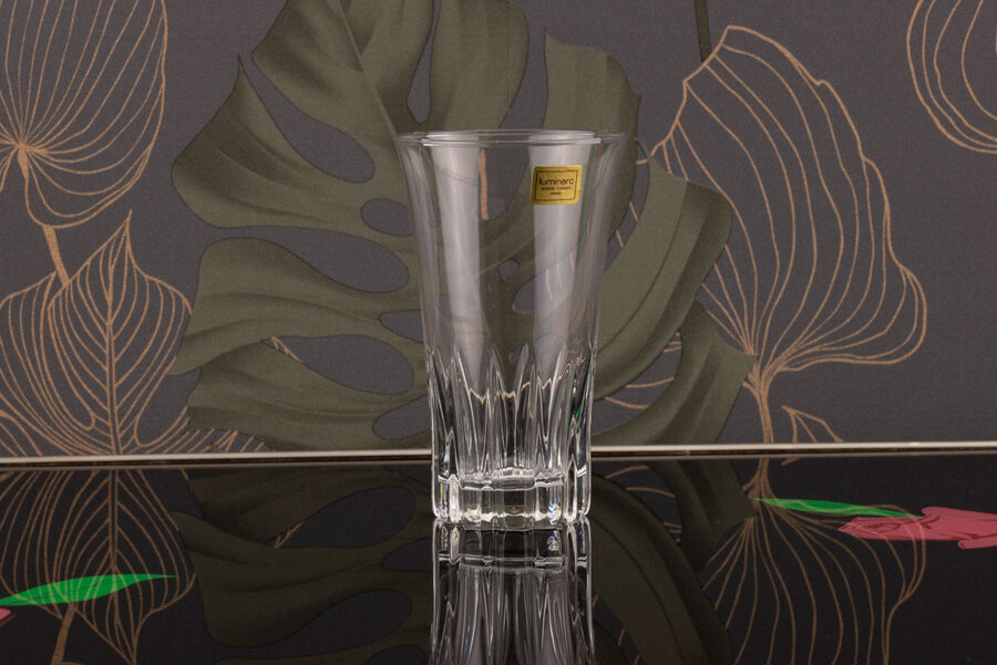 Verre à eau vintage en verre de chez Luminarc