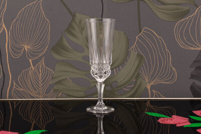 Flûte à champagne vintage en verre de chez Luminarc