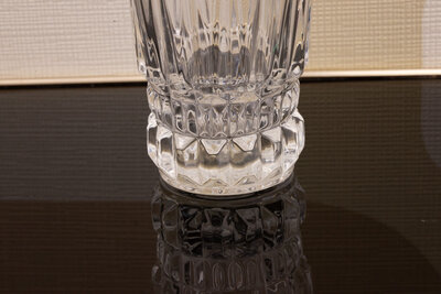Verre à eau vintage en verre de chez Luminarc