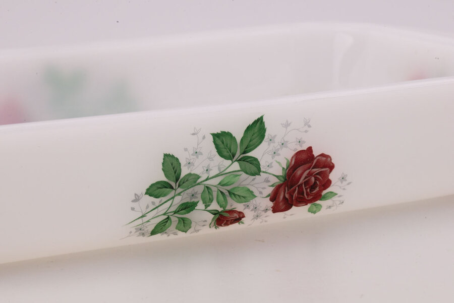 Plat au four Arcopal Roses Rouges