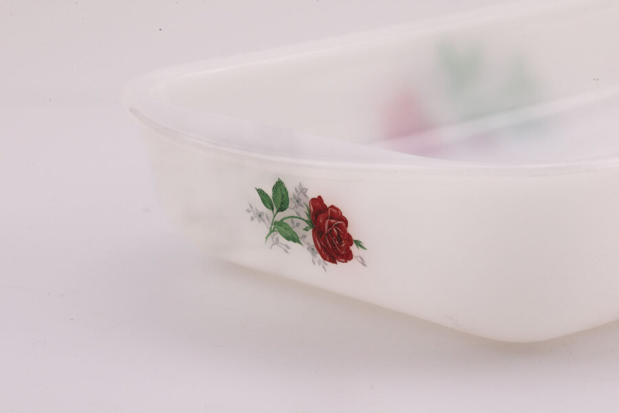 Plat au four Arcopal Roses Rouges