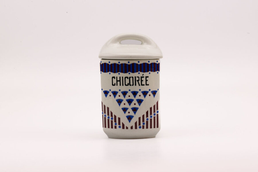 Pot à chicorée en porcelaine