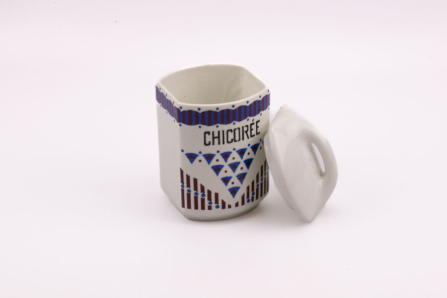 Pot à chicorée en porcelaine 