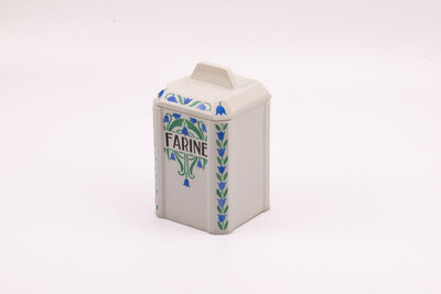 Pot à farine Impériale & Royale Nimy en porcelaine