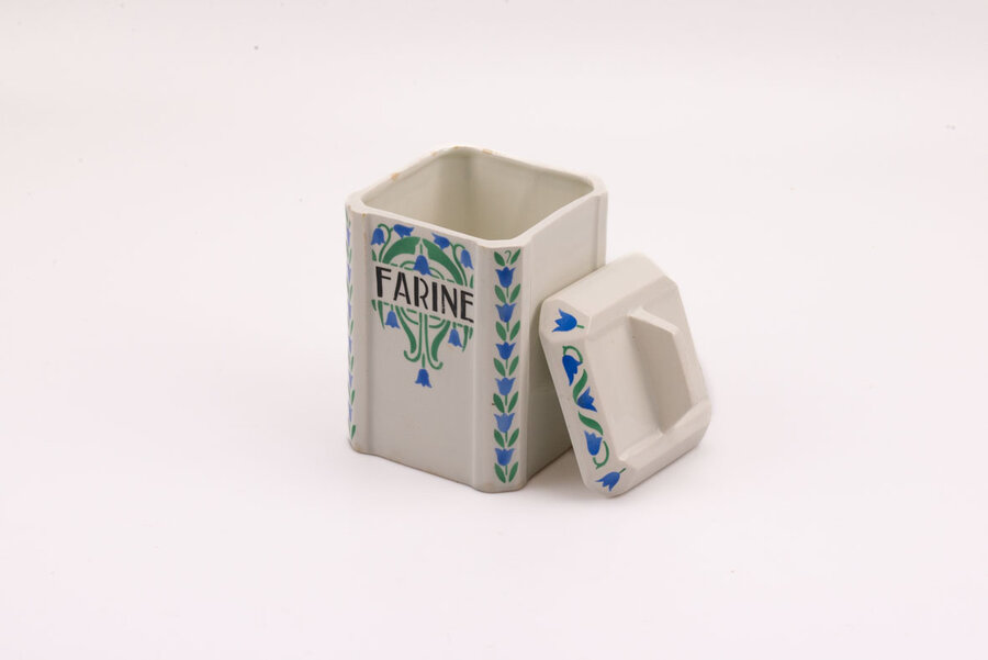 Pot à farine Impériale & Royale Nimy en porcelaine