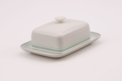 Beurrier Villeroy et Boch en porcelaine