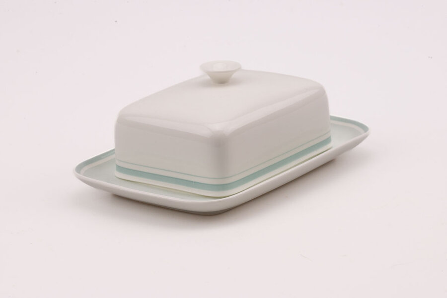 Beurrier Villeroy et Boch en porcelaine