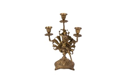chandelier avec ange 3 laiton