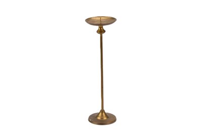 Bougeoir en laiton d'une hauteur de 30 cm