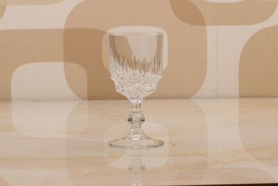 Verre à vin rouge vintage en verre