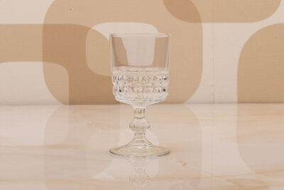 Verre à eau vintage en verre de chez Luminarc BP