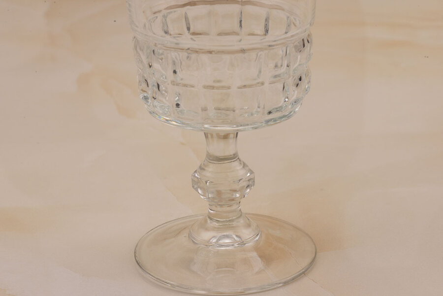 Verre à eau vintage en verre de chez Luminarc BP