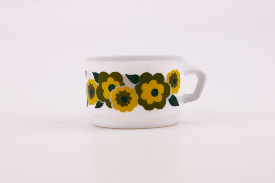 6 tasses Arcopal Lotus 