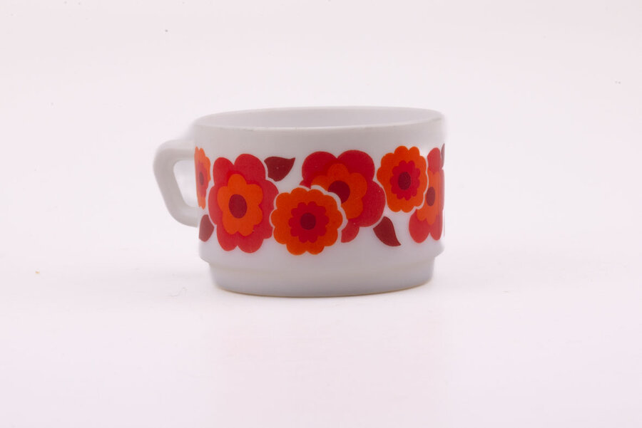 6 tasses Arcopal Lotus 