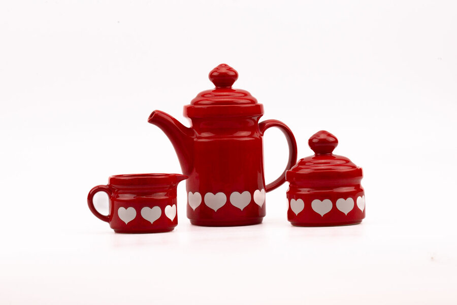 Cafetière, sucrier et pot à lait Waechtersbach 
