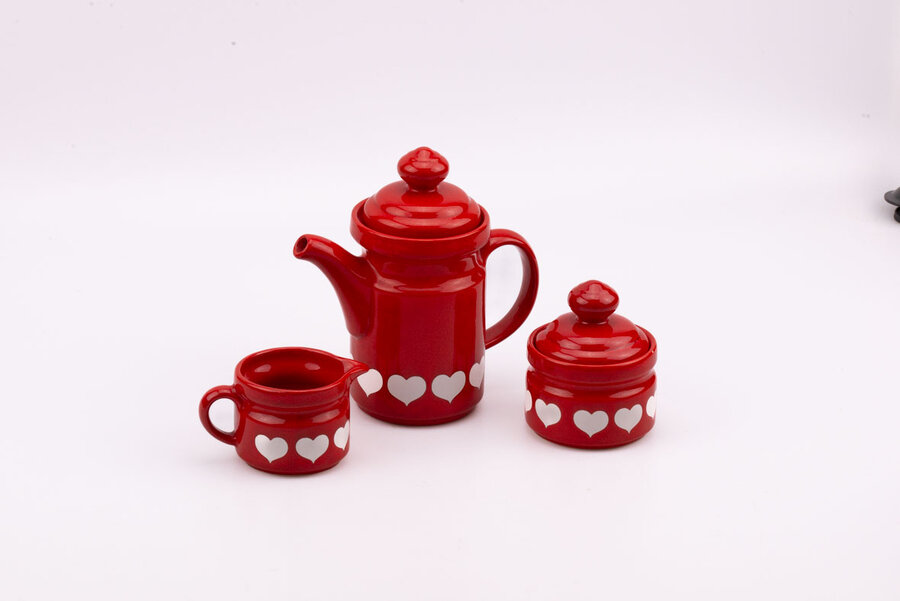 Cafetière, sucrier et pot à lait Waechtersbach 