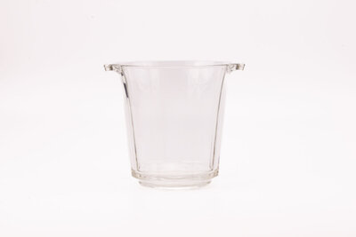 Seau à champagne vintage en verre 