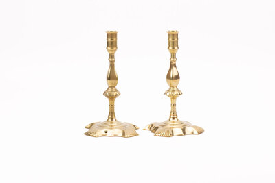 2 chandeliers en laiton Angleterre