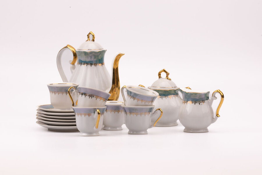 Service à café vintage en porcelaine de chez Fena Porzellan