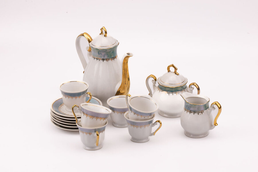 Service à café vintage en porcelaine de chez Fena Porzellan