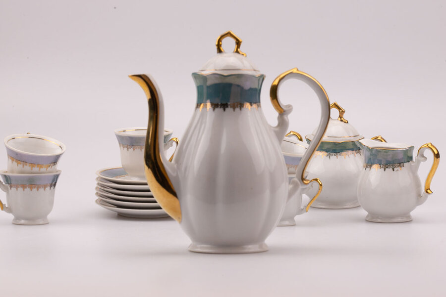 Service à café vintage en porcelaine de chez Fena Porzellan