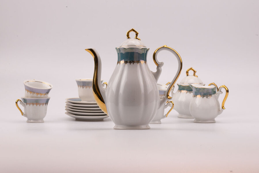 Service à café vintage en porcelaine de chez Fena Porzellan