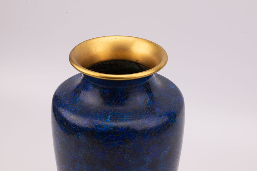 Vase chinois émaillé (2 dispos)
