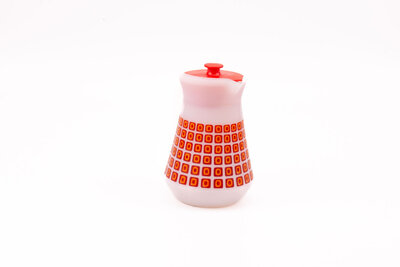 Carafe orange Schott Mainz vintage