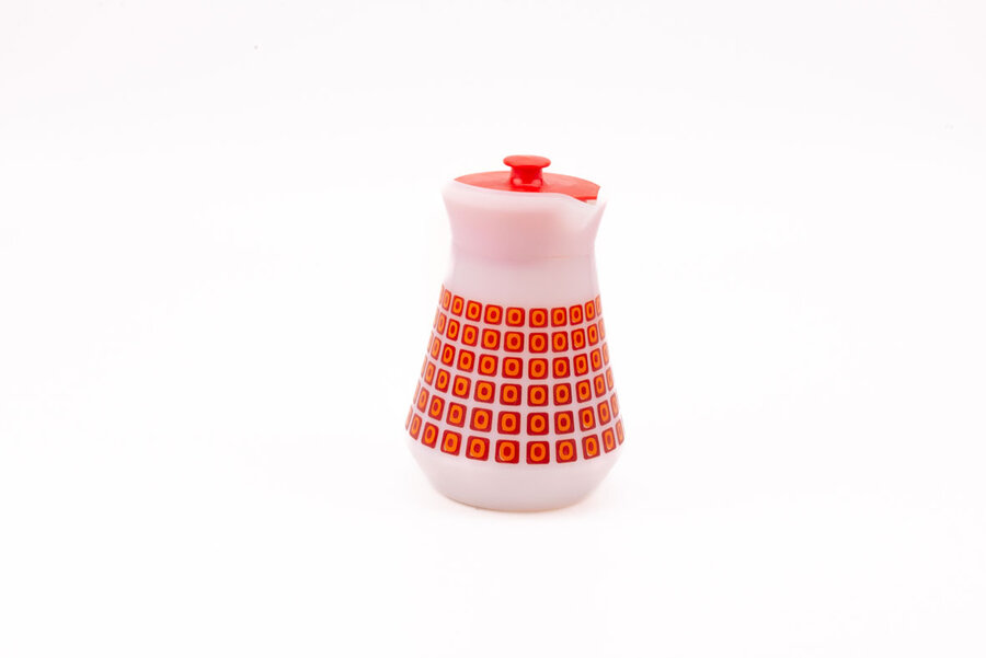 Carafe orange Schott Mainz vintage