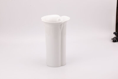 Très grand vase Arzberg Corso Cnospa en porcelaine blanche