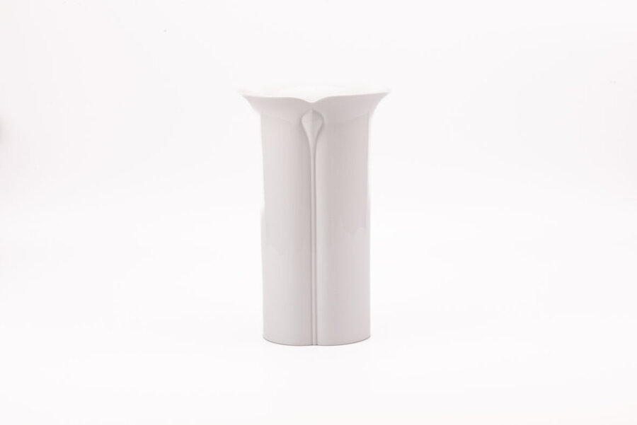 Très grand vase Arzberg Corso Cnospa en porcelaine blanche