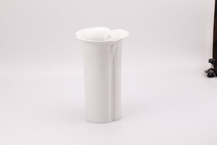 Très grand vase Arzberg Corso Cnospa en porcelaine blanche